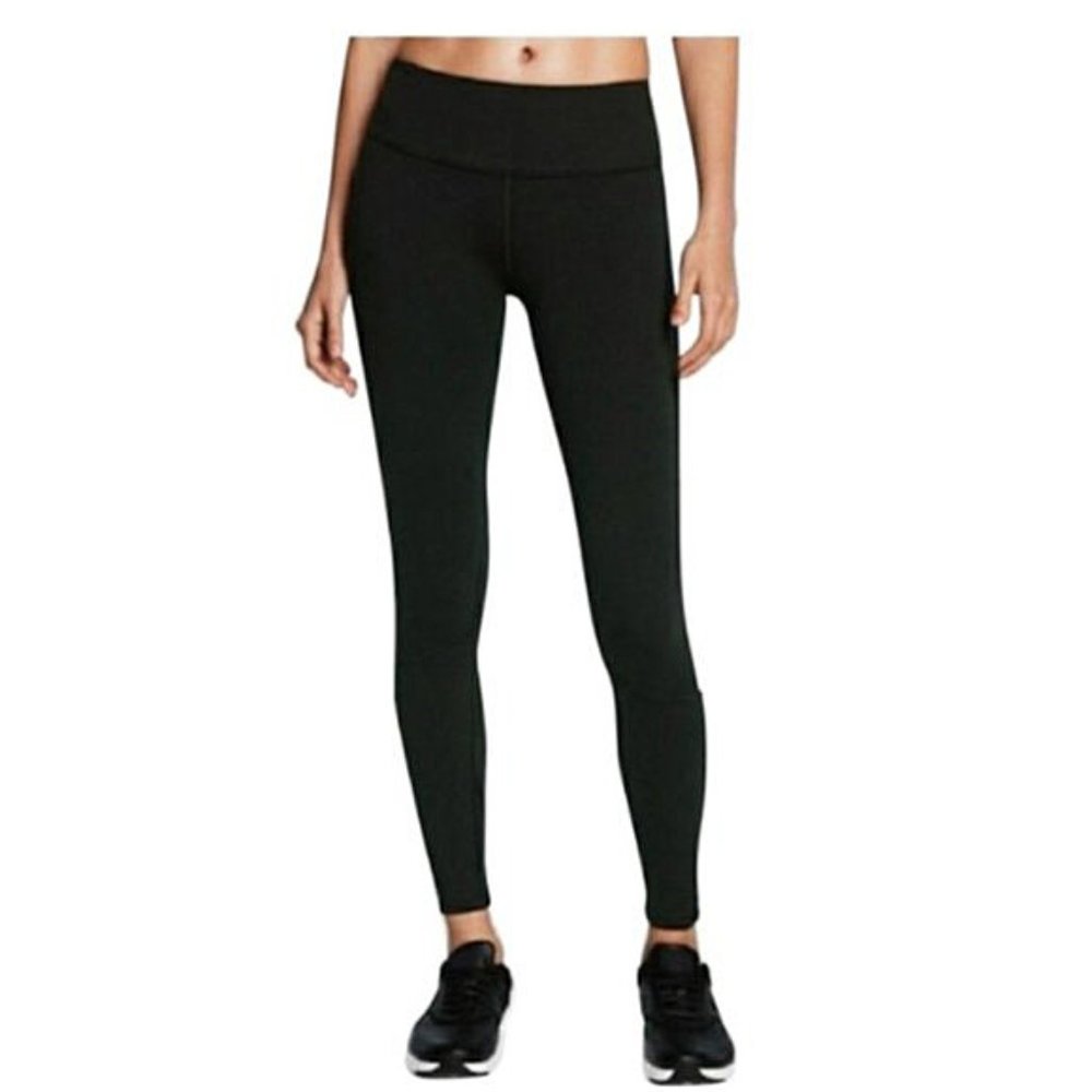 Victoria's Secret Total Knockout Keyhole Ankle Sport Tights Leggings Black M